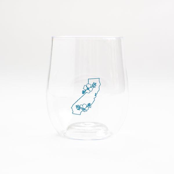 California Stemless Picnic Wine Glasses