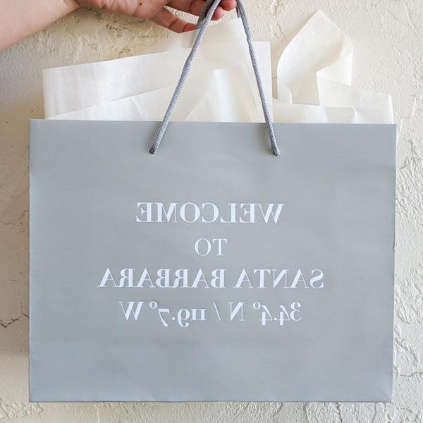 Welcome to Santa Barbara Grey Gift Tote